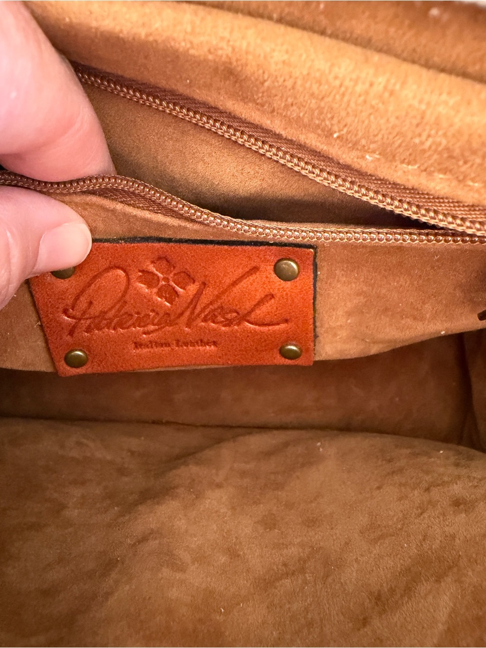 Patricia Nash Marciana Small Leather Crossbody Boho Bag - Picture 5 of 5